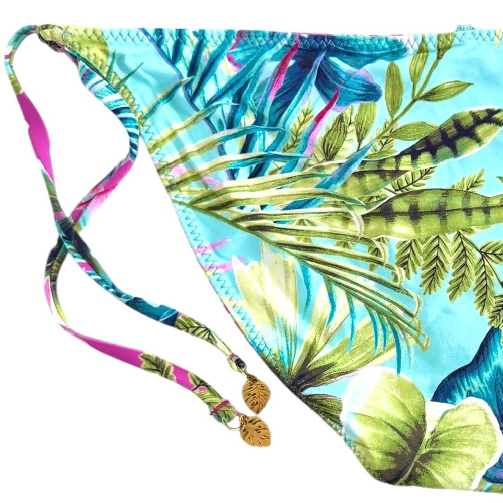 Tommy Bahama Sun Kissed Tropics Reversible String Bikini Bottom - Picture 13 of 16